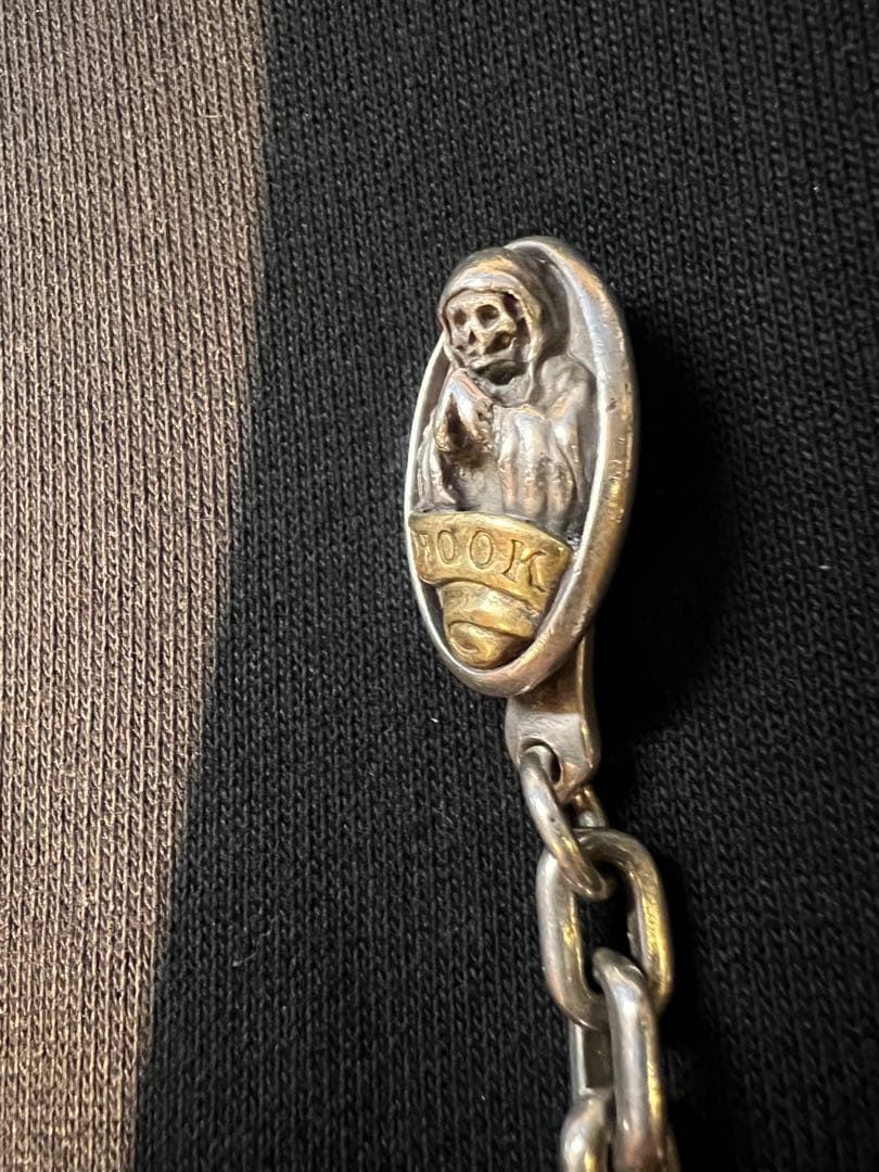 ケルトアンドコブラ キーチェーン 美品 HOOK ケルト＆コブラ シルバー 真鍮