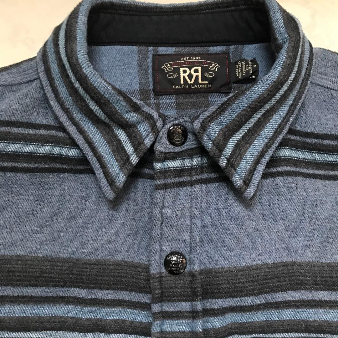RRL ダブルアールエル　ヘビーネルシャツジャケット