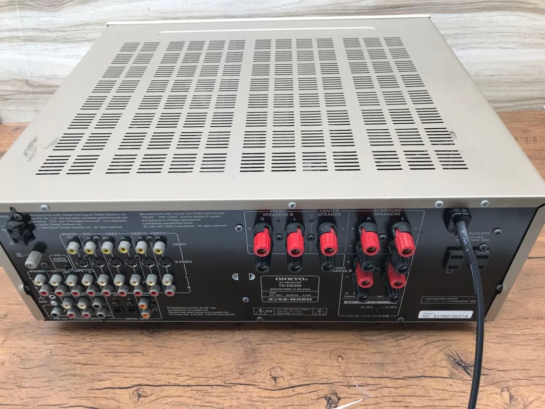 オンキヨー　TX-DS595動作品(F68)