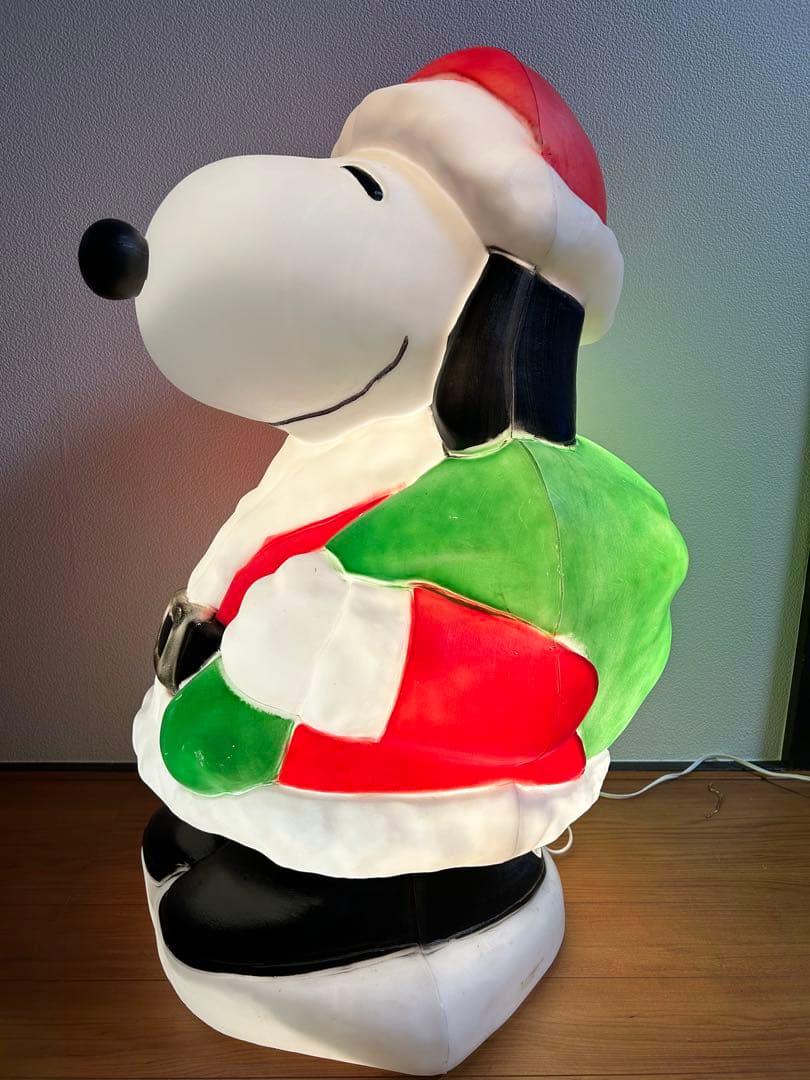 【ヴィンテージ】スヌーピーサンタ　ライト クリスマス