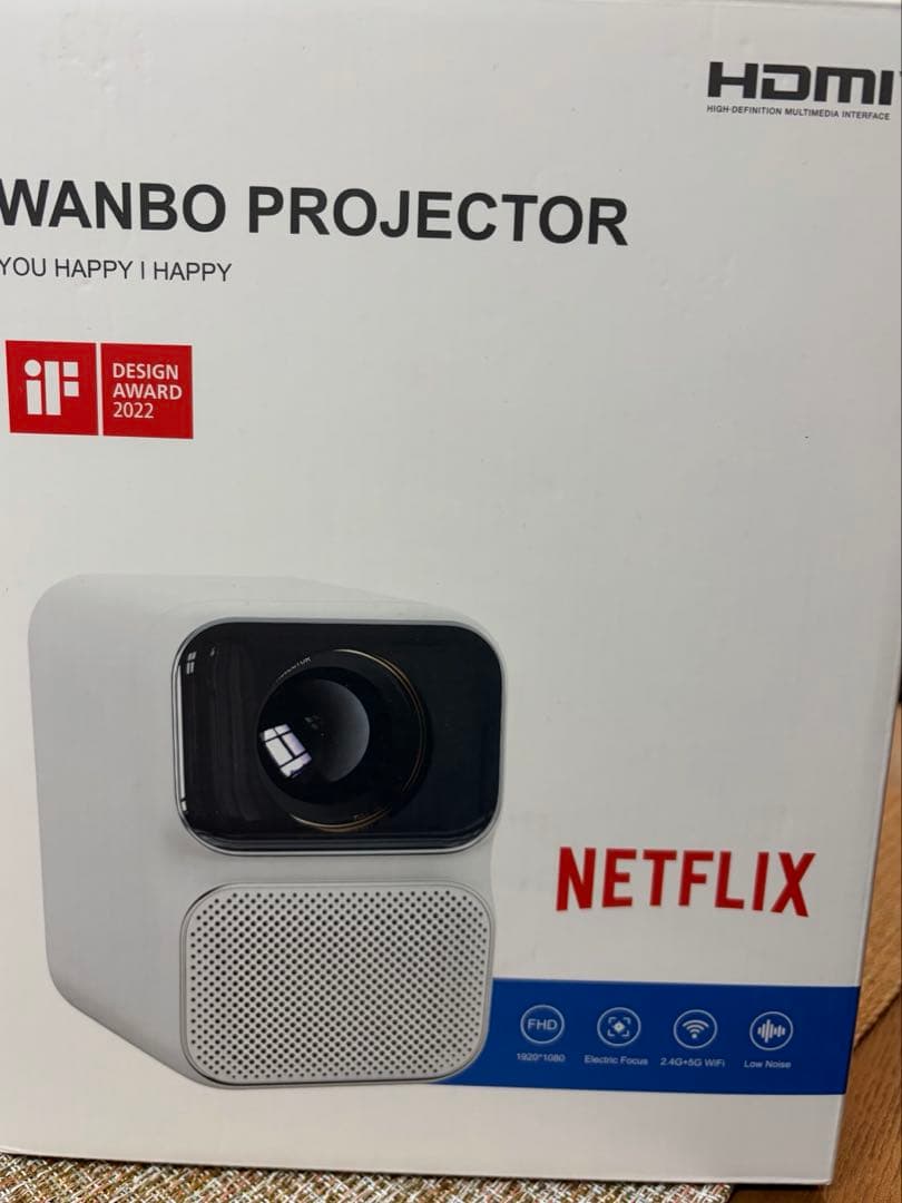 美品 Wanbo WANBO TT プロジェクター 小型 フルHD