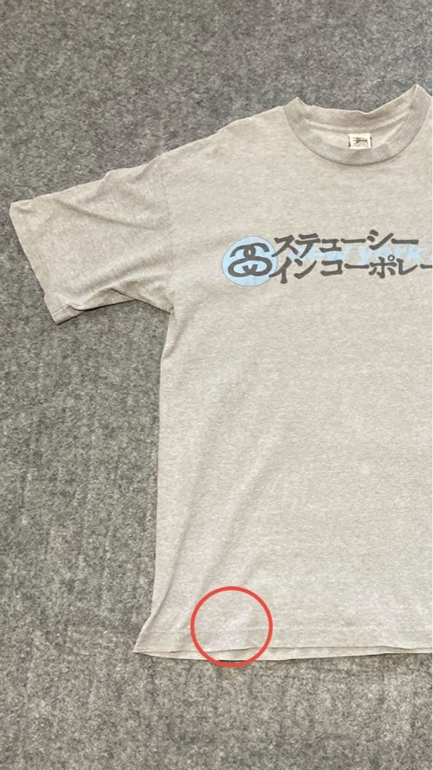 Old Stussy 白タグ　カタカナステューシー　Tシャツ Lサイズ