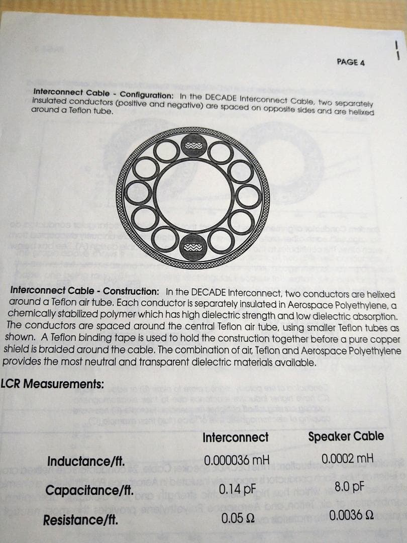 Tara Labs RSC 　Gen2　スピーカーケーブル