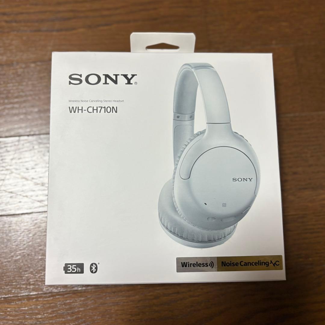 SONY WH-CH710N ワイヤレスヘッドホン ホワイト