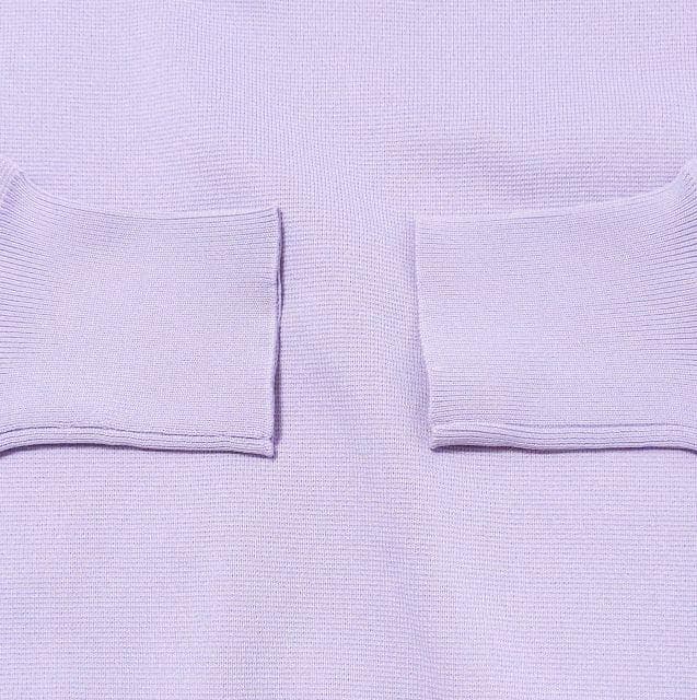 美品★SOEJU ソージュ★ミラノリブニットプルオーバー ラベンダー