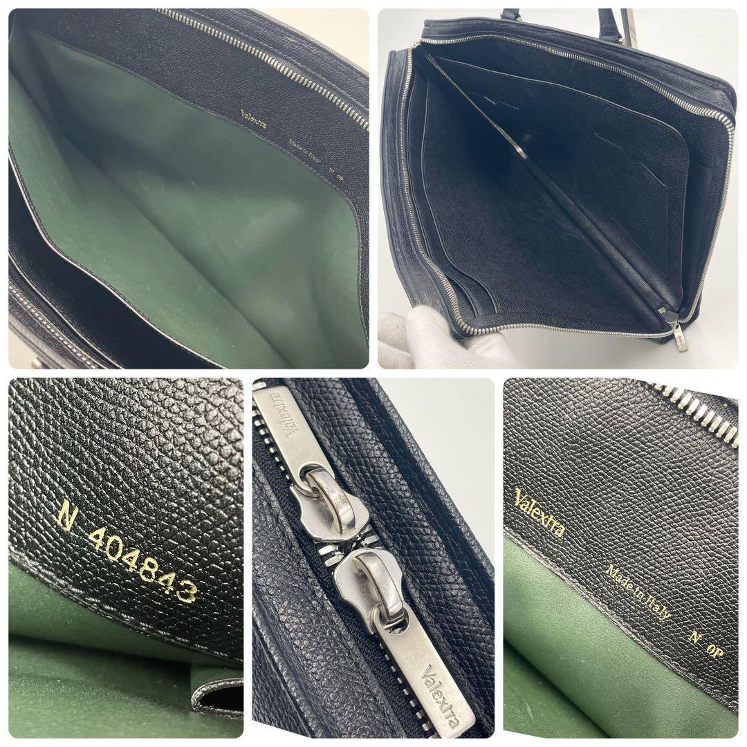 【極美品】ヴァレクストラ ダブルハンドル スリム ドキュメントケース ビジネス