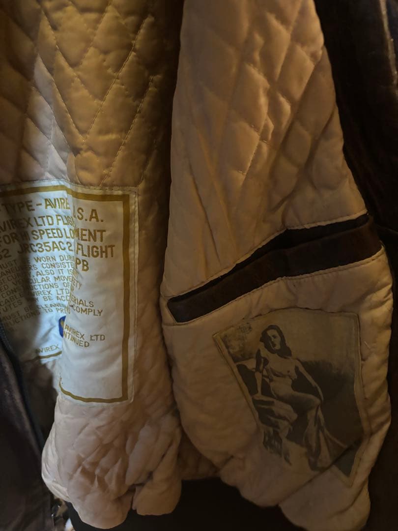 アビレックス　レザージャケット　本革ジャンパー AVIREX