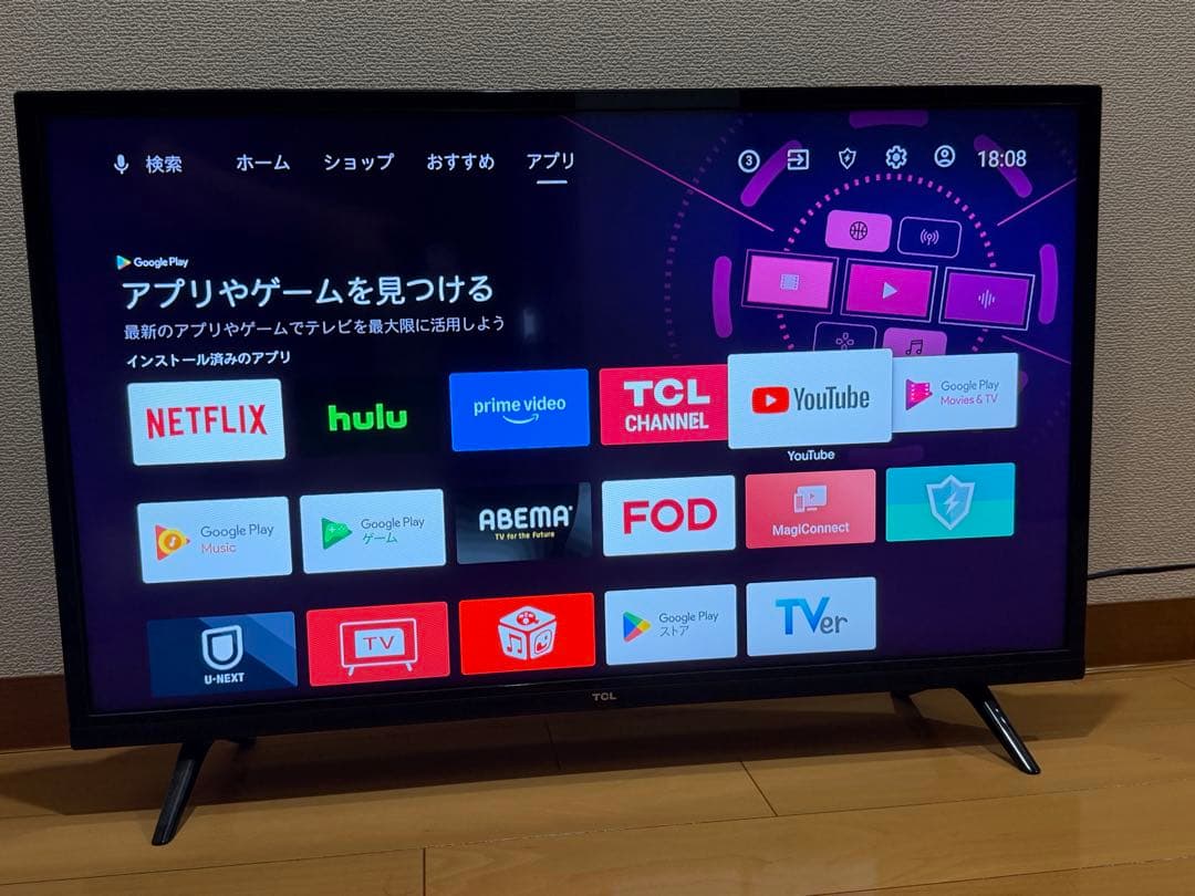 2022年製TCL 32V型 液晶テレビ スマートテレビ 32S5200A