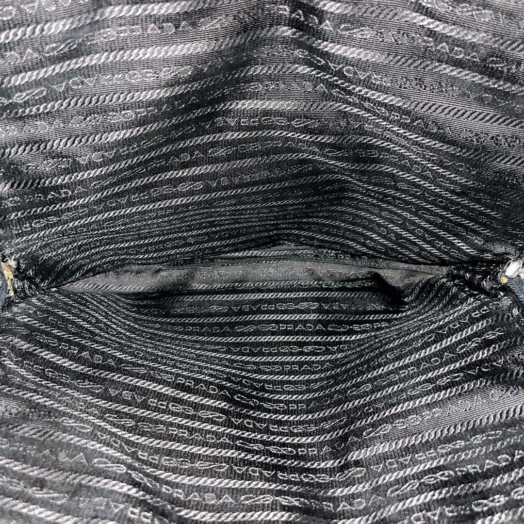 PRADA ハンドバッグ　三角ロゴ　トートバッグ　黒　テスートナイロン　y2k