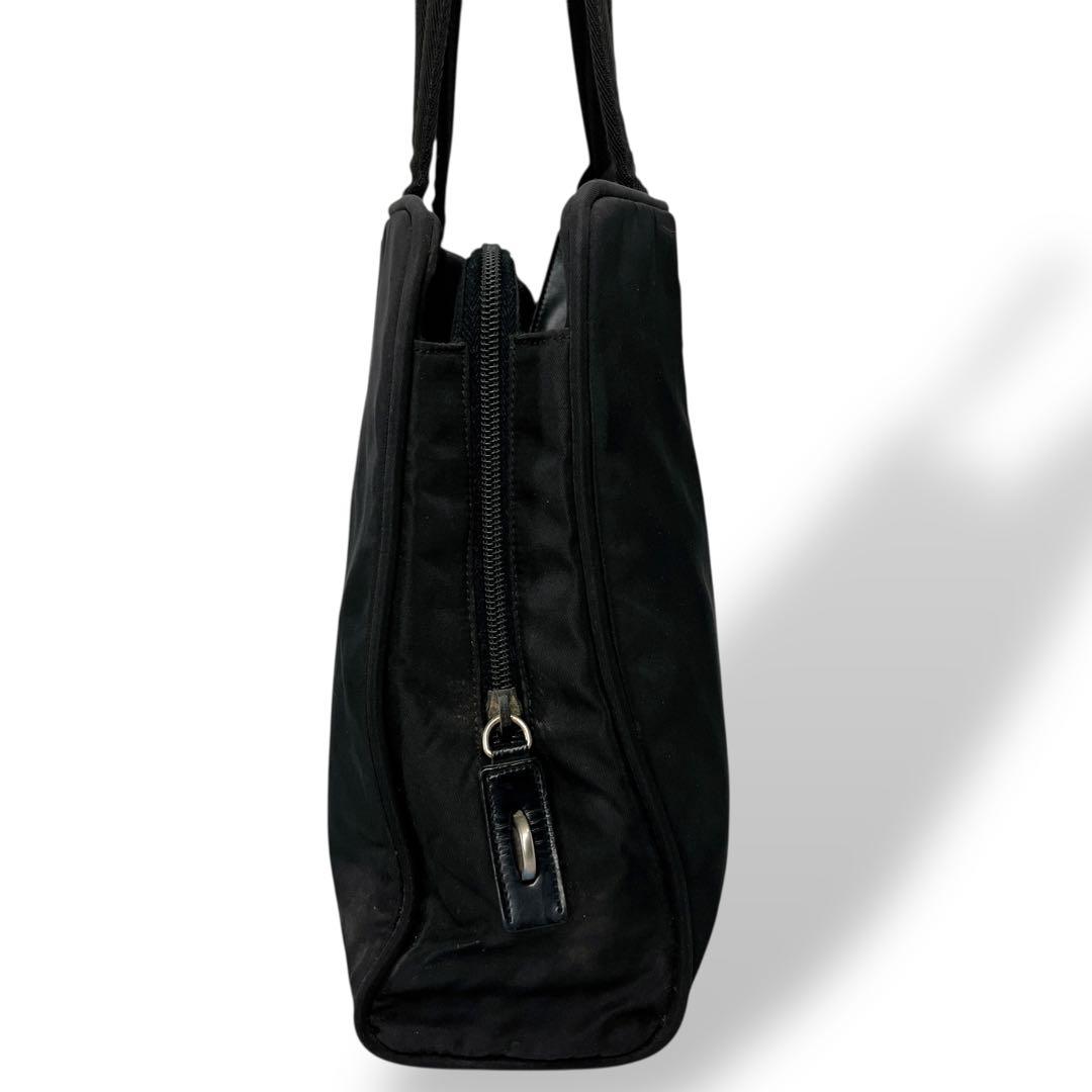 PRADA ハンドバッグ　三角ロゴ　トートバッグ　黒　テスートナイロン　y2k