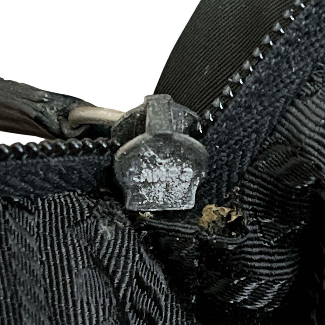 PRADA ハンドバッグ　三角ロゴ　トートバッグ　黒　テスートナイロン　y2k