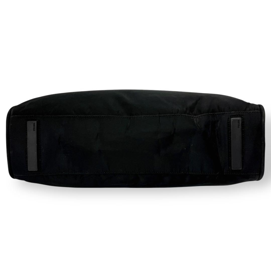 PRADA ハンドバッグ　三角ロゴ　トートバッグ　黒　テスートナイロン　y2k