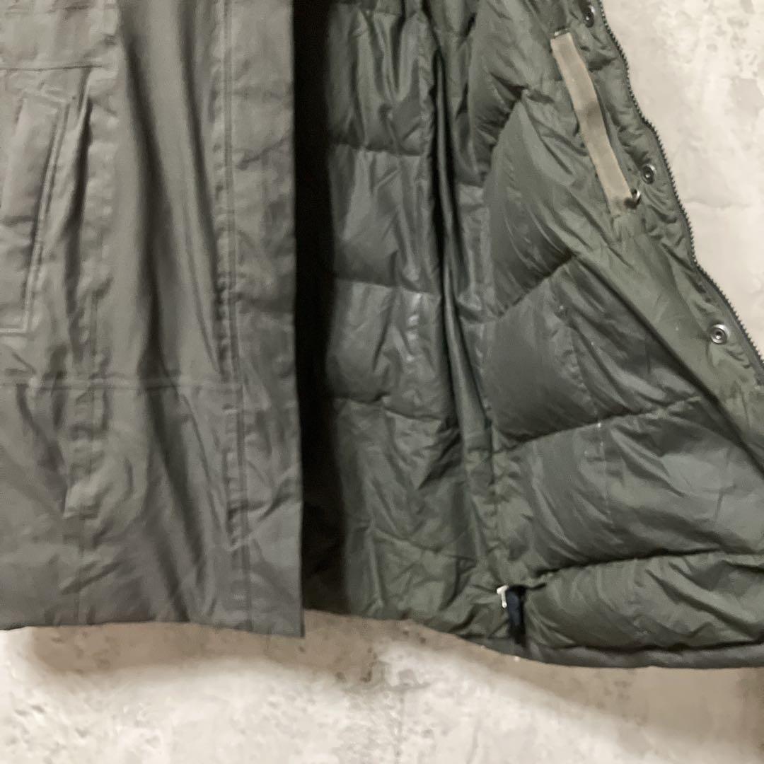 ザノースフェイス　ロングダウンジャケット　人気商品　カーキ　レディース　L