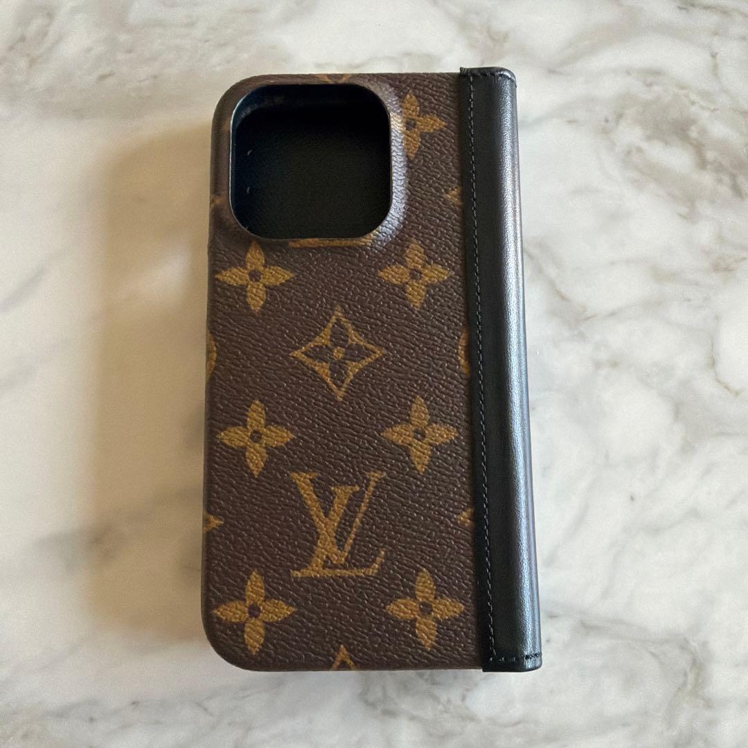 ルイヴィトン　iPhone15 pro ケース モノグラムフォリオ 手帳型　新品