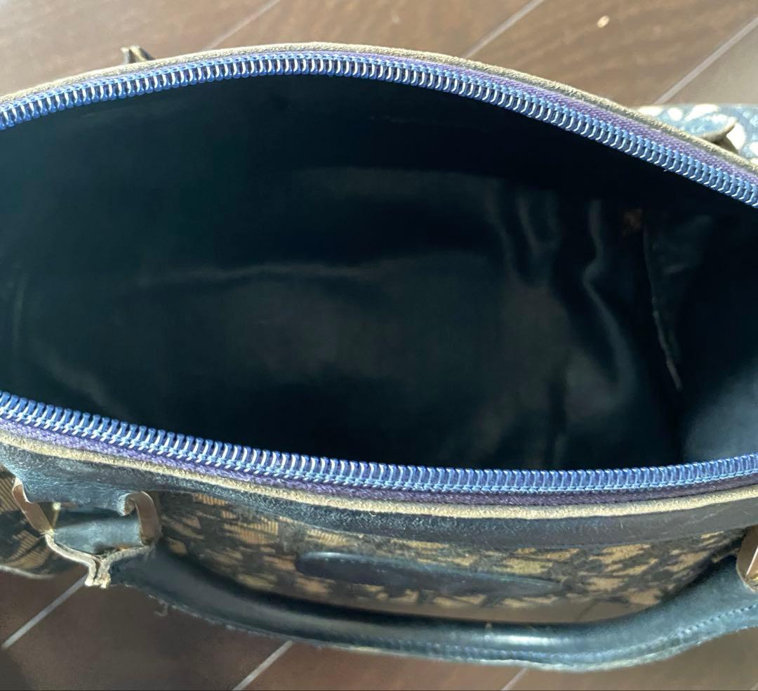 Christian Dior vintage ミニボストンバッグ トロッター柄