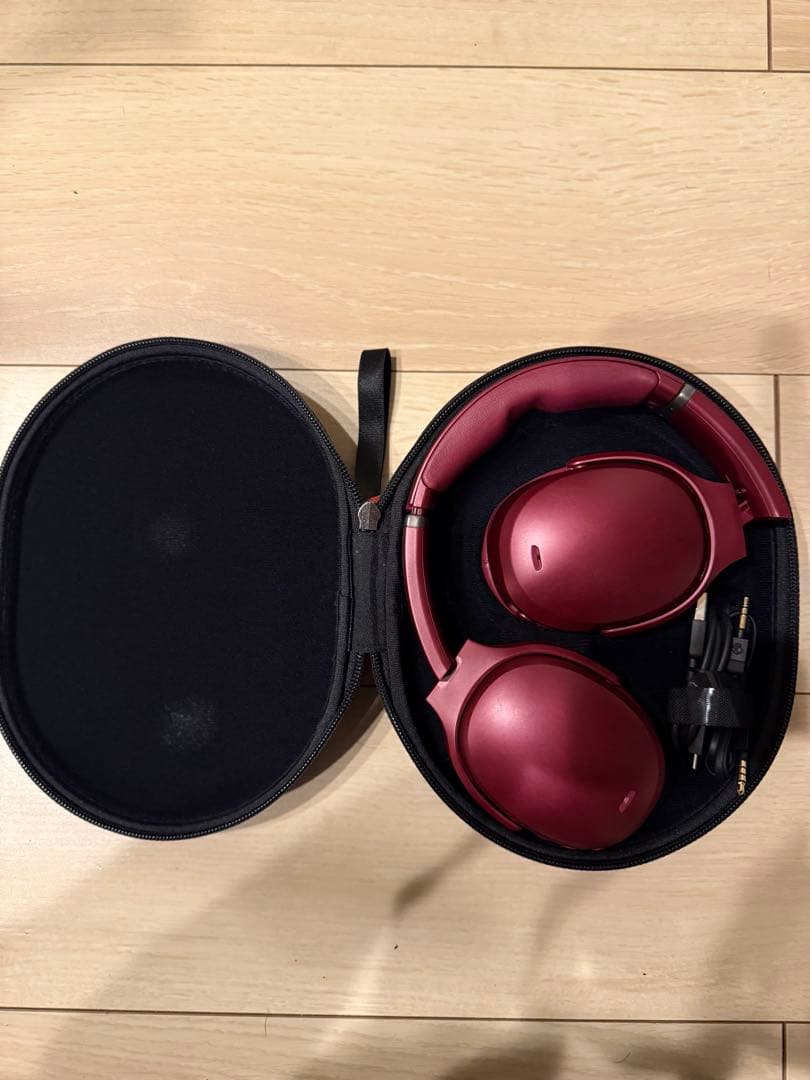 Skullcandy 赤 ヘッドフォン　Bluetooth ノイズキャンセリング