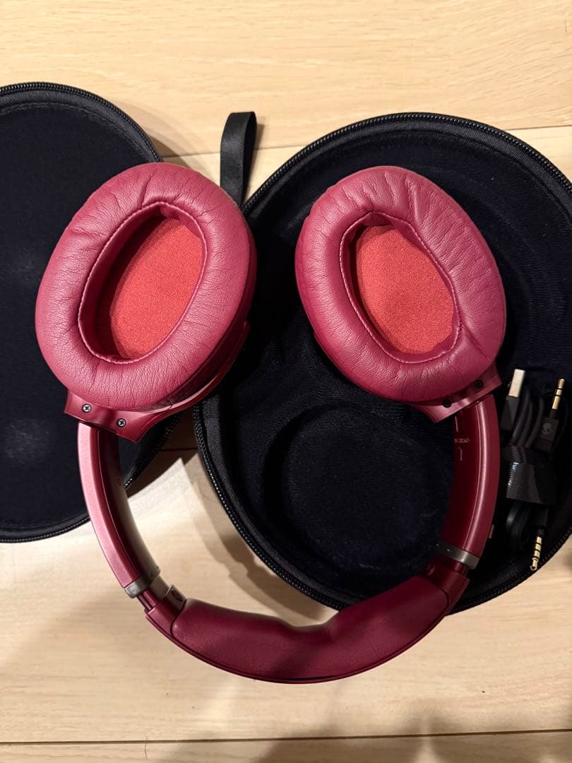 Skullcandy 赤 ヘッドフォン　Bluetooth ノイズキャンセリング