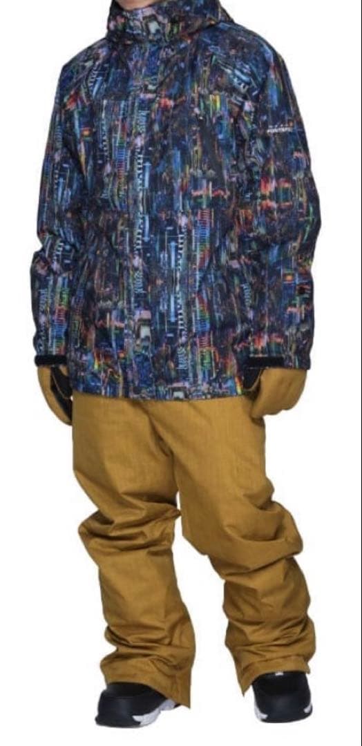 【新品未使用】メンズスノーボードウェア上下セット Ｌサイズ