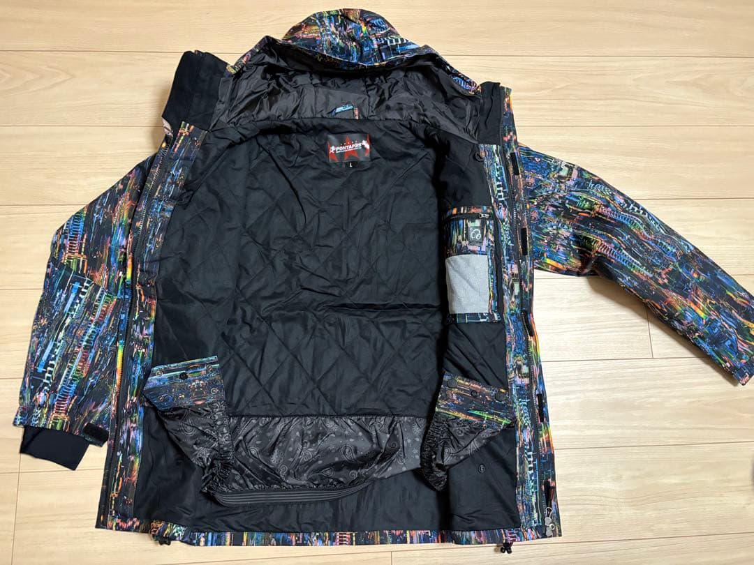 【新品未使用】メンズスノーボードウェア上下セット Ｌサイズ