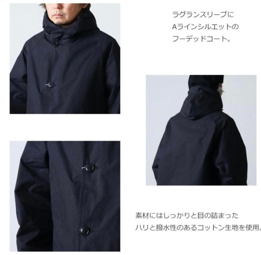 COMOLI フーデッドコート 希少・美品 16AW