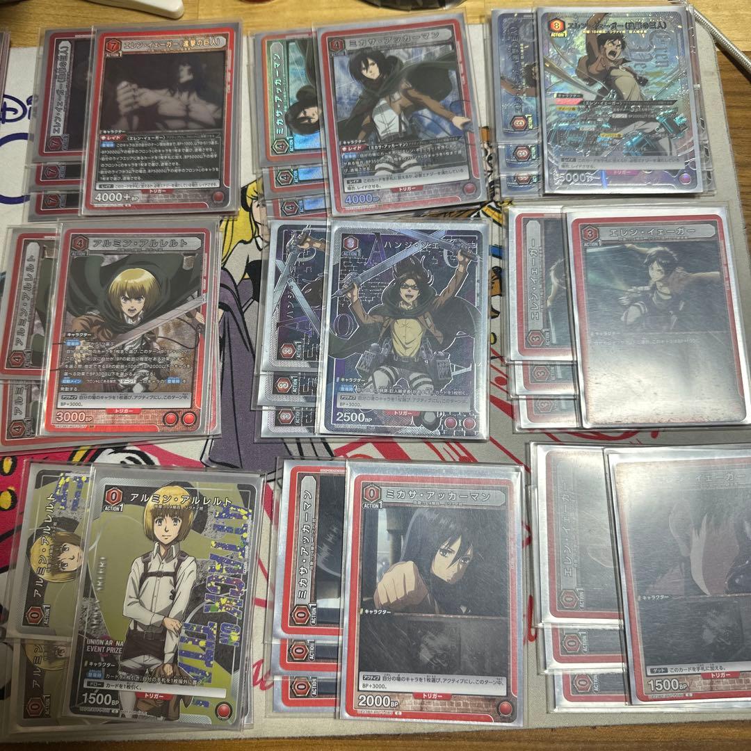 赤8エレン　　赤進撃　赤104期デッキ