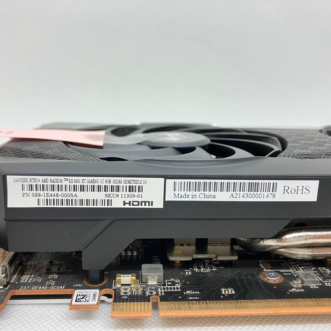 グラフィックボード・グラボ・ビデオカード SAPPHIRE NITRO+ Radeon RX 6600 XT GAMING