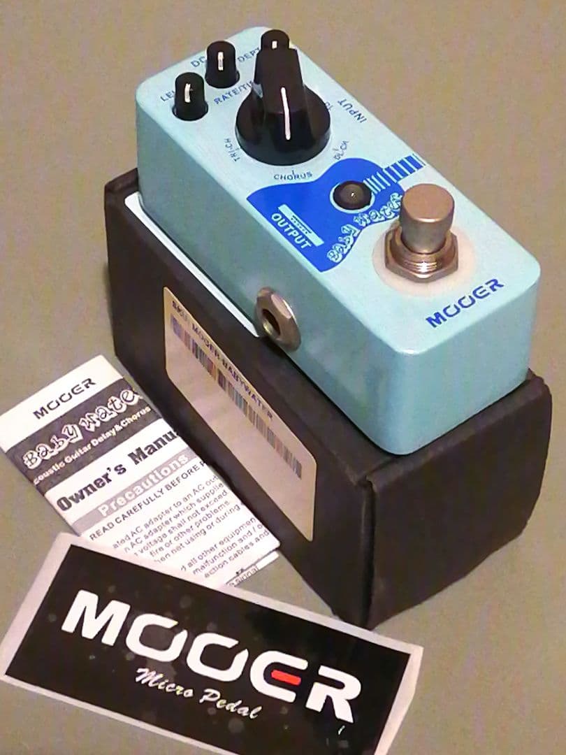 【新品・電源アダプター付き】MOOER Baby Water