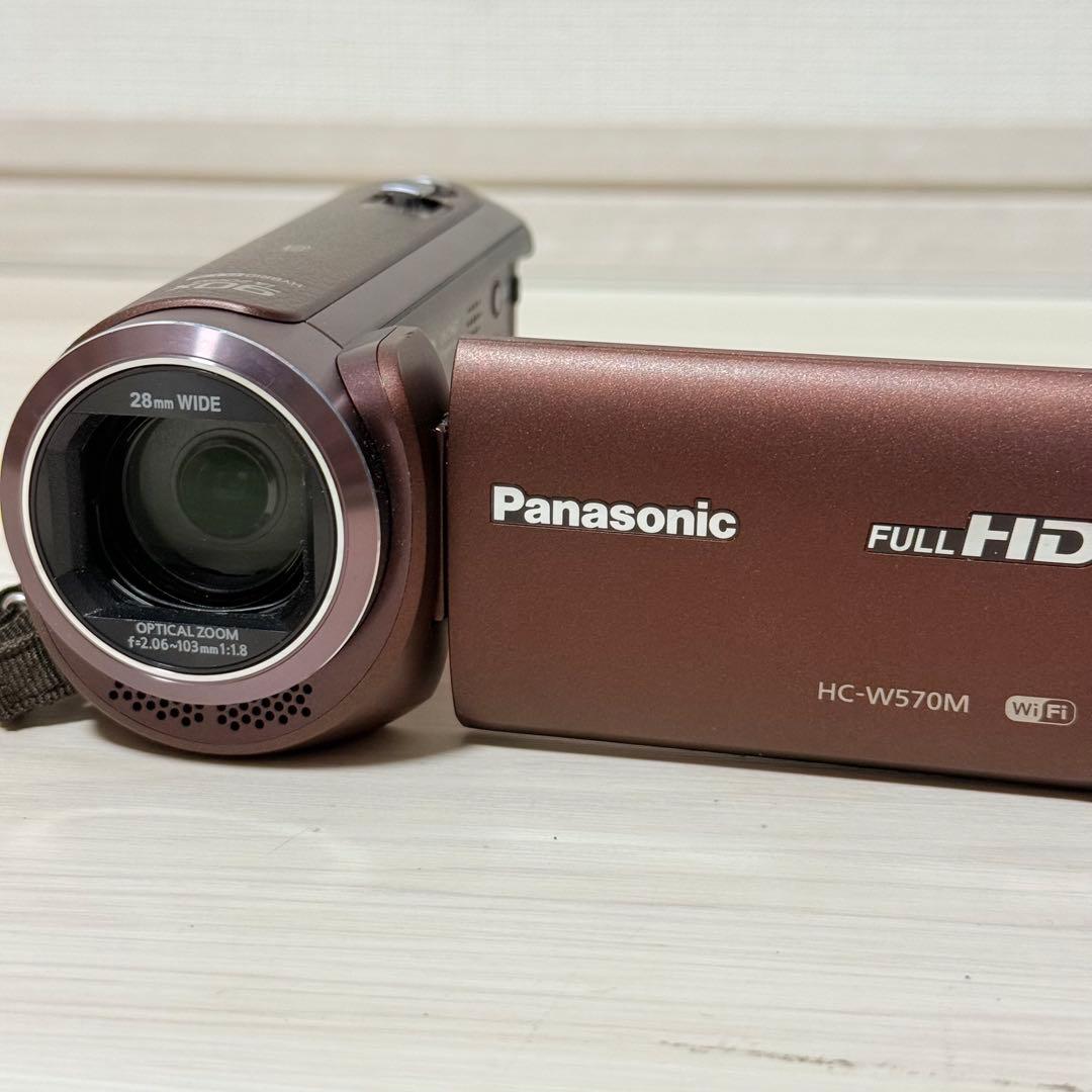 【極美品】Panasonic HDビデオカメラ HC-W570M ブラウン