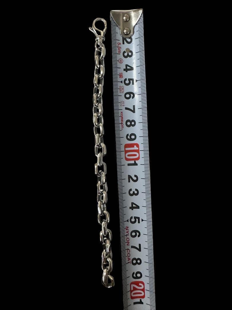 新品 シルバー925 小豆チェーン ロール　甲丸　ブレスレット バングル セット