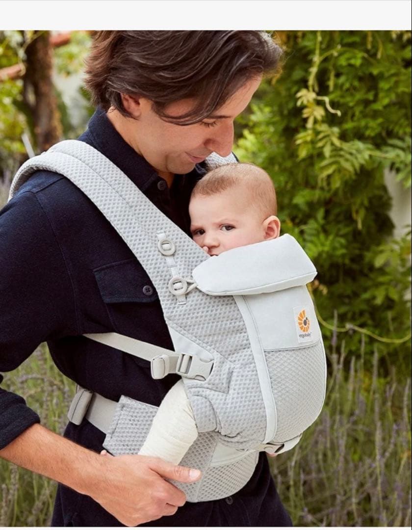 エルゴベビー 抱っこひも グレー メッシュ