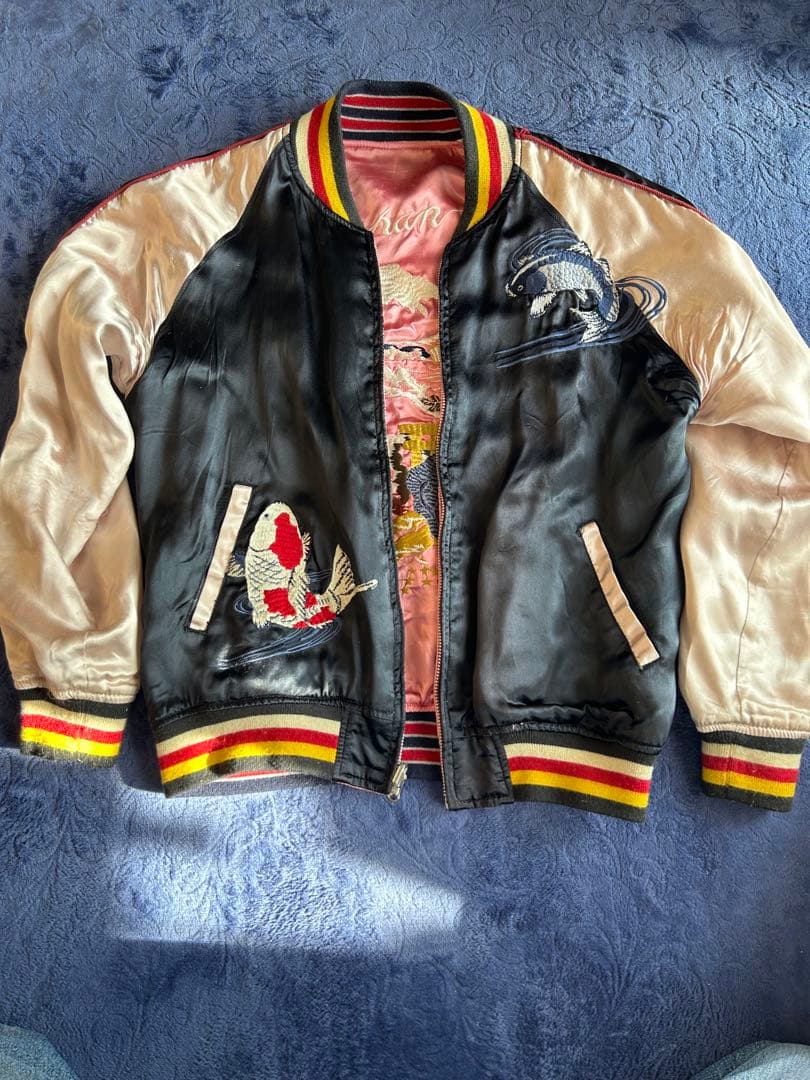 珍柄‼️ヒューストンスカジャンリバーシブルMサイズ