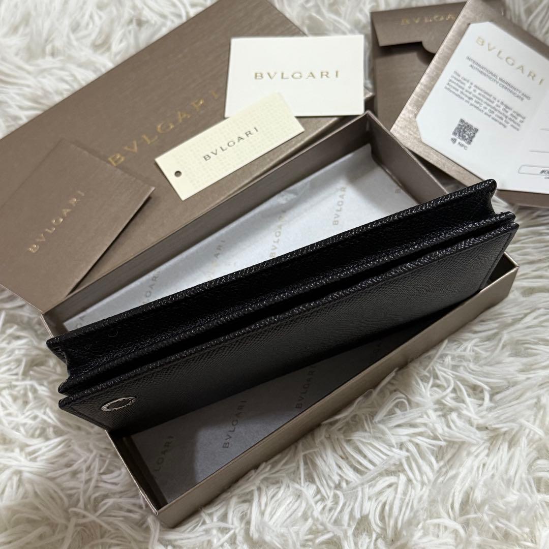 ⭐️未使用品⭐️　ブルガリ　BB Man　長財布　二つ折り　ブラック　30398