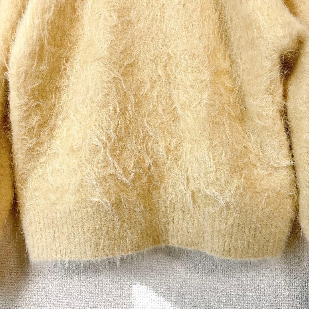 極美品✨アニュアンス スーリーアルパカニット カーディガン イエロー 限定色