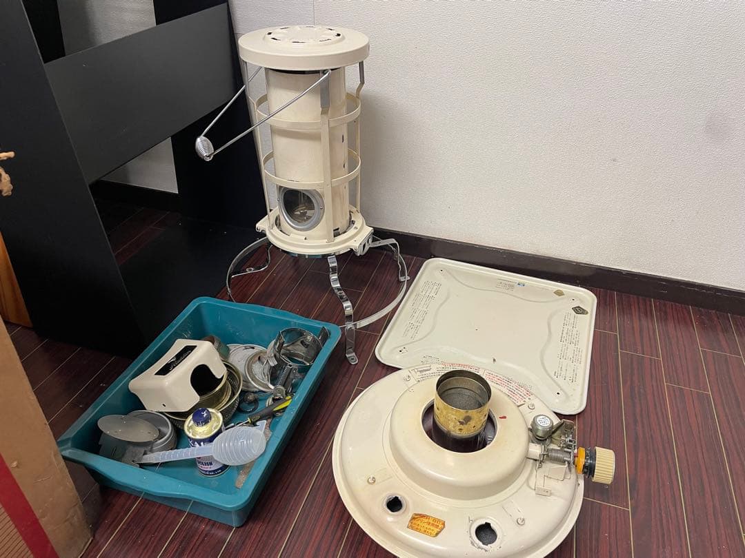 バーダック様 芯新品交換・タンク内洗浄、防錆処理済♪アラジン 石油ストーブ