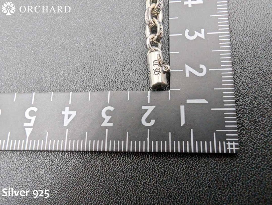 匿名配送/シルバー925/ネックレス/ペーパーチェーン60cm