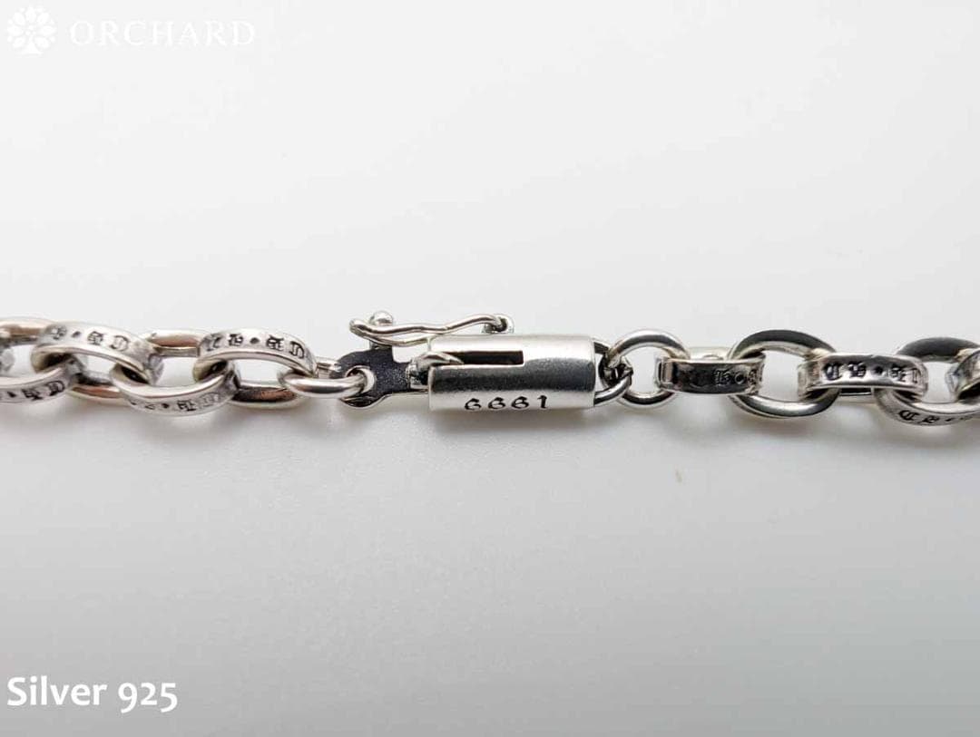 匿名配送/シルバー925/ネックレス/ペーパーチェーン60cm