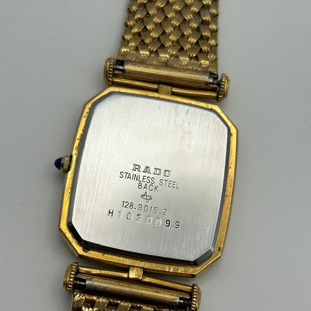 美品 RADO ラドー エレガンス 新品電池 メッシュベルト ボーイズ 兼用