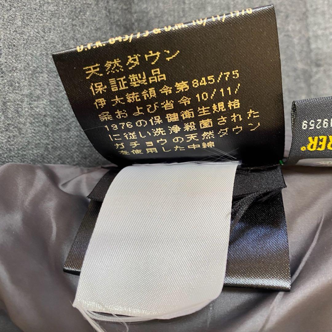 美品MooRER OLIVER-Lウールカシミアダウンベストグレー48 Ｌサイズ