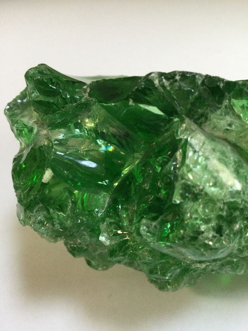 アンダラクリスタル，ガーデン水晶，マラカイト　３点