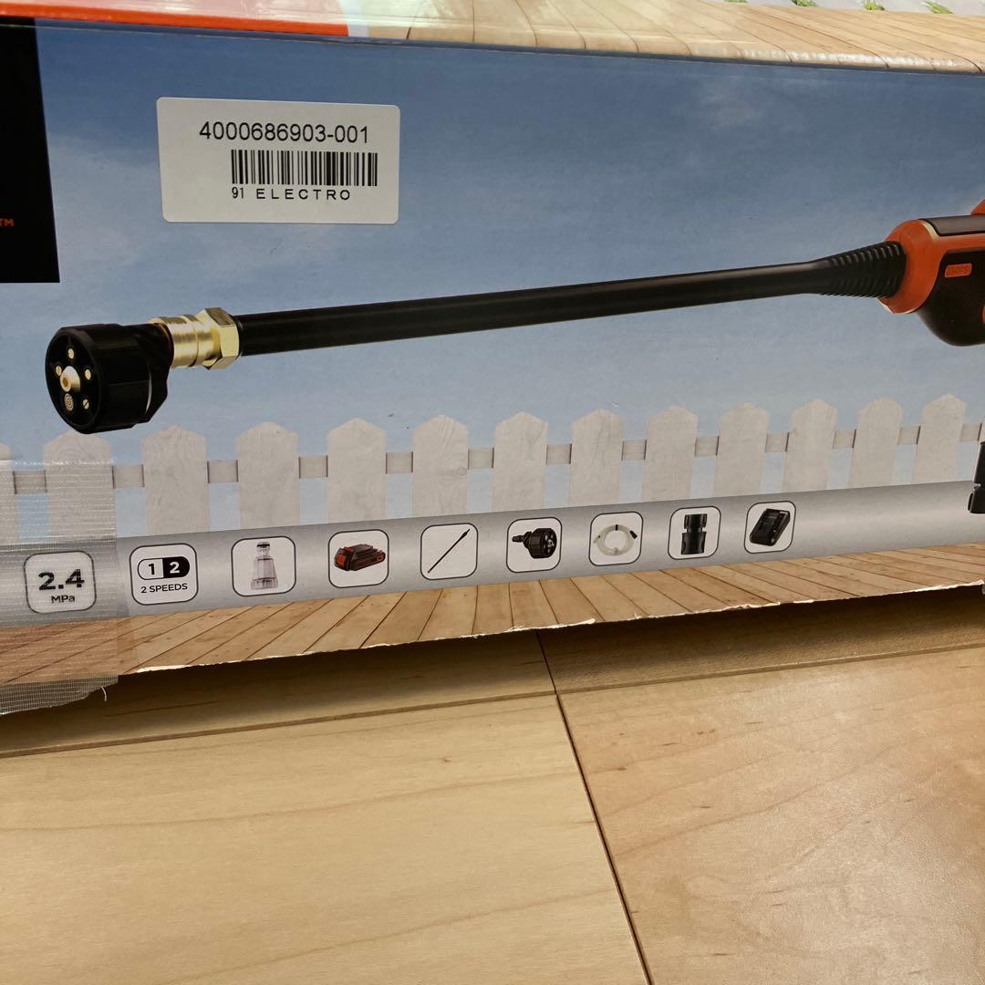 ブラックアンドデッカー・コードレス・18v・高圧・ハンドウォッシャー