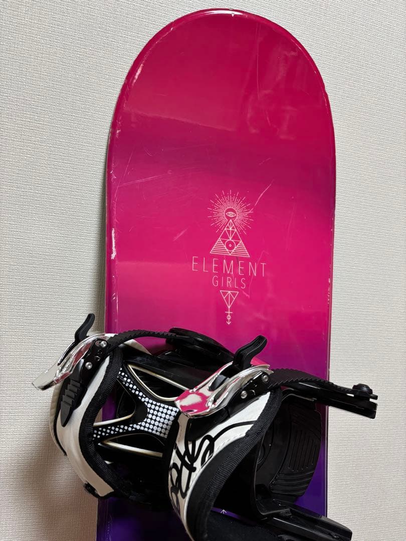 ELEMENT GIRLS STELLA スノーボード ビンディング付き