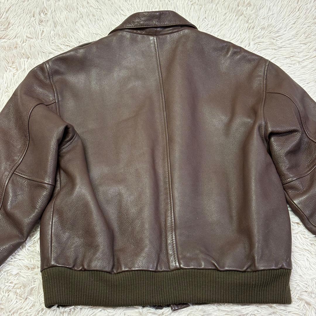 DEUX2C　フライトジャケット　アウター　A-2　シープレザー　本革　Ｍ