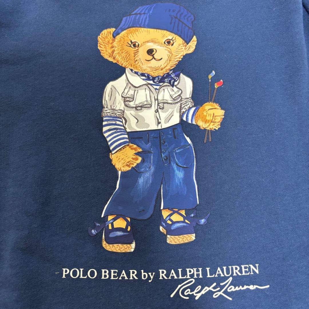新品 ラルフローレン ポロベア パーカー スウェット ワンピース キッズ