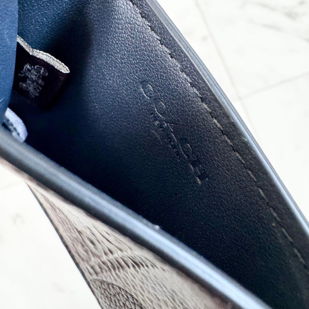 【限定デザイン未使用】COACH コーチ カモフラ マネークリップ カードケース