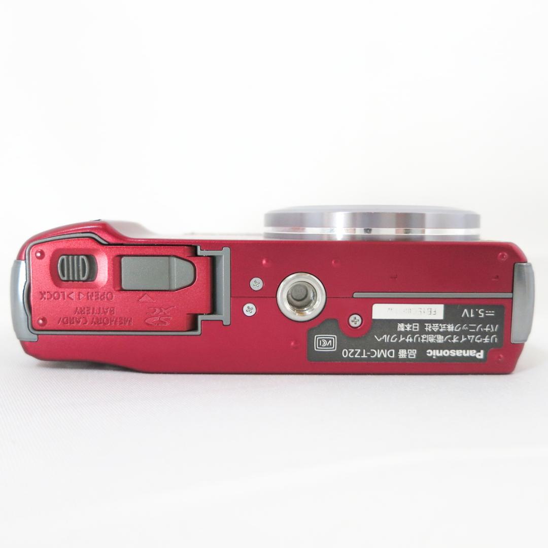 美品☆Panasonic LUMIX DMC-TZ20 デジタルカメラ レッド