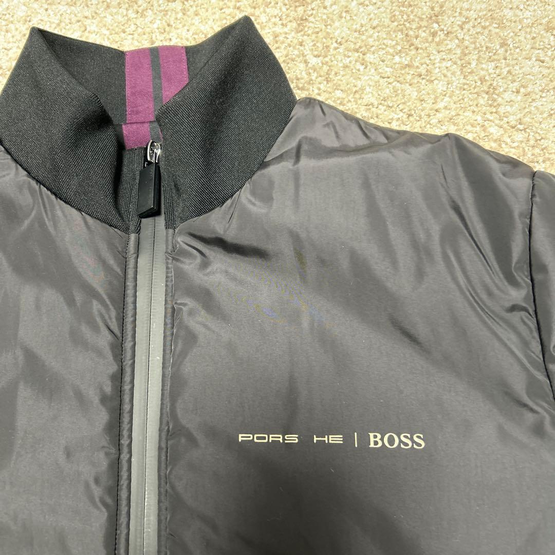 Porsche BOSS ジップアップジャケット ブラック