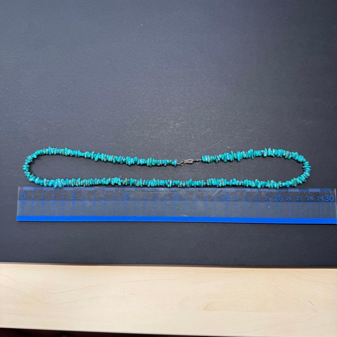 【60㎝ モレンシーターコイズ】インディアンジュエリー ネックレス