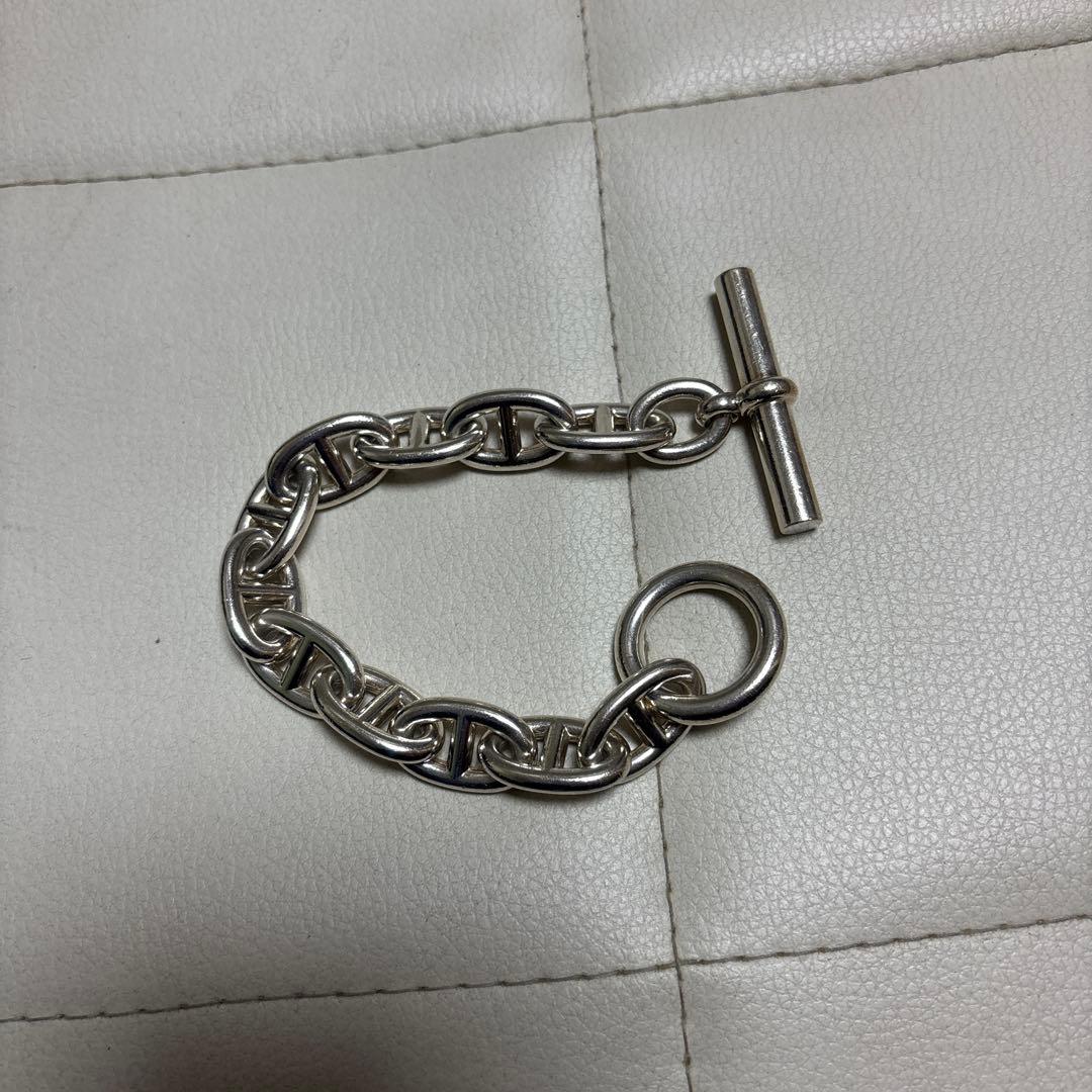 HERMES シェーヌダンクル TGM 11コマ ブレスレット