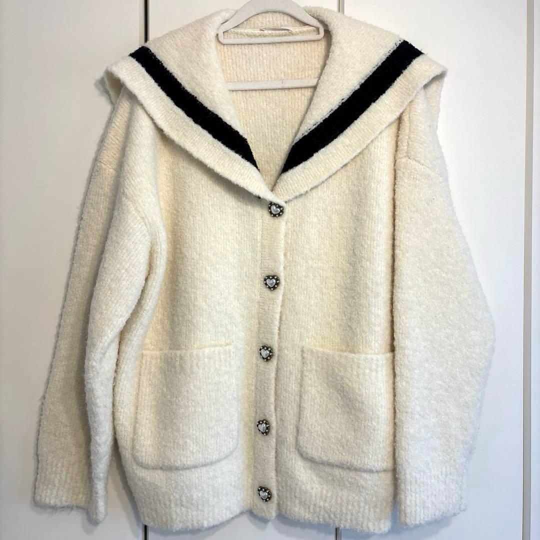 極美品♡dzzit ディジット セーラー カーディガン レディースアウター