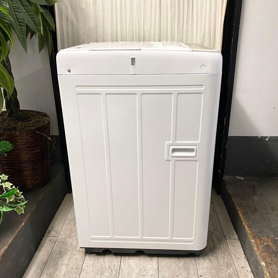 背が低めで広口で取り出しやすい♪ゴールドで高級感全自動洗濯機5.0kg